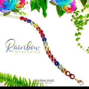Park Lane Jewelry Limited Edition Rainbow Impression Bracelet